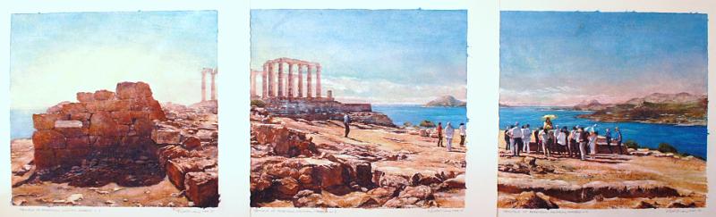Temple of Poseidon.JPG - "Temple of Poseidon - Sounion - Greece"  - by David Walshaw  - March '10